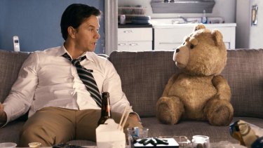 Rude health: Mark Wahlberg in <i>Ted</i>.