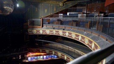 The interior of the Palace Theatre, for which the Melbourne City Council was considering seeking heritage protection.
