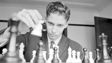 Knight moves: Max Fuller in 1964. He went on to become Australia's No.1 player and toured the world.