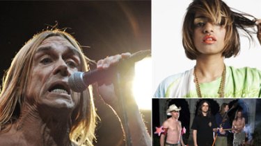Headliners ... Iggy Pop (above) is back as are Tool (below right), while M.I.A is one of the few women appearing.