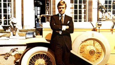 Robert Redford in the 1974 movie of <i>The Great Gatsby</i>.