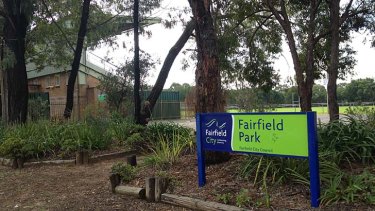 Fairfield Park, where police say two teenage girls were raped.