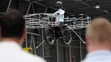 flying bicycle plane