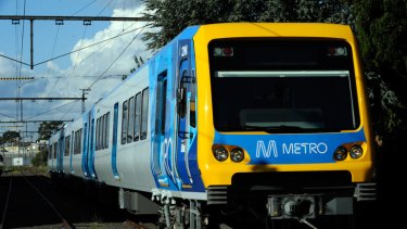 The teen was on the roof of a city-bound train on the Pakenham line.