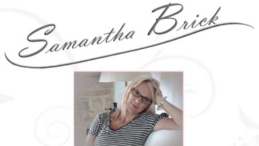 Sexy and she knows it ... Samantha Brick's website.