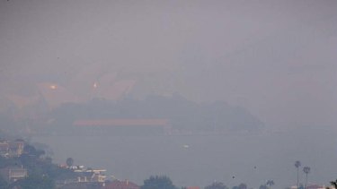 Heavy smoke blankets Sydney after the last few days of fires.