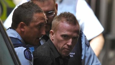 Adrian Bayley in court during the Jill Meagher trial.
