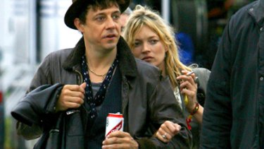Stepping out? ... Kate Moss with boyfriend Jamie Hince of The Kills.