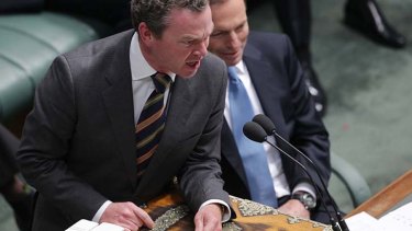 Making it clear that the Coalition's response to the claims is based on one narrow test ... Christopher Pyne.