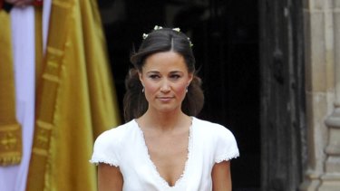 Pippa Middleton's figure-hugging bridesmaid dress has attracted a wave of praise on the internet.