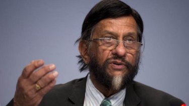 The report's co-chair Dr Rajendra Pachauri.