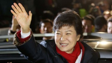Park Geun-Hye ... popular among older voters who remember her father's rule fondly.