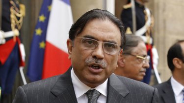 Defending his country ... Pakistan's President Asif Ali Zardari.