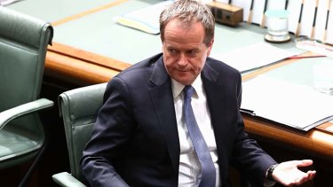 On the up: In the preferred prime minister poll Bill Shorten is 44 per cent to Tony Abbott's 45 per cent.