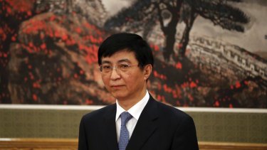 Wang Huning, Politburo Standing Committee and propaganda chief.