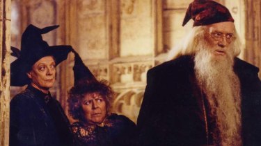 Weaving magic ... as Professor Sprout in <em>Harry Potter.</em>