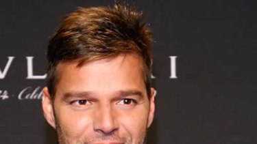 Openly gay ... Ricky Martin.