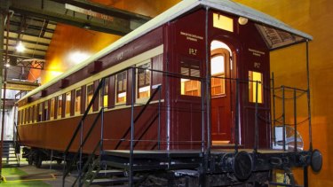 A train carriage is among the items being auctioned by Dr D Studios, which was founded by George Miller.