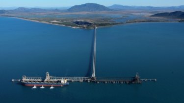 The Abbot Point coal terminal is located near Bowen in North Queensland