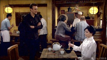 Slap in the face ... Marshall's (Jason Segel) quest for slap enlightenment from three Asian grand masters, including Lily (Alyson Hannigan), may have led <i>How I Met Your Mother</i> down a far more dangerous path.