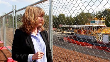 Distrust ... Jacqui Kirkby, from Scenic Hills Association, says residents are becoming more frustrated as AGL remains tight-lipped over its coal seam gas plans.