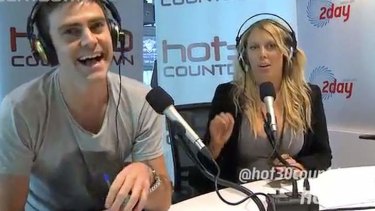 2Day FM presenters Mel Greig and Michael Christian