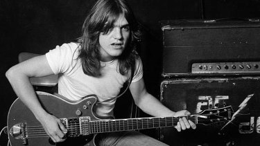 Raw rockers: Malcolm Young and AC/DC kept things simple.