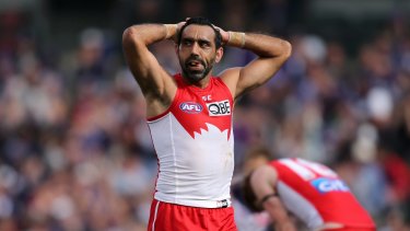Goodes had a break during the season because of the controversy.