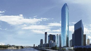 A concept design of what Brisbane's new skyline will look like when the largest integrated CBD development is built.