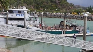 Two boats were destroyed in a boat fire on Saturday night at Yeppoon.