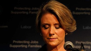 Kristina Keneally concedes and announces her decision to step down as Labor leader.