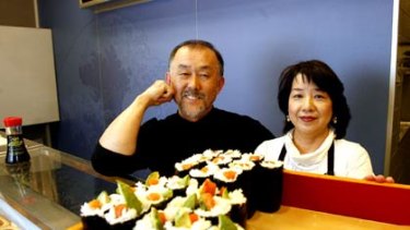 Sushi-Jin ownersToshihiro and Maiko Shindo.