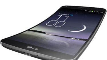 LG Flex 6-inch Android smartphone.