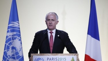 Prime Minister Malcolm Turnbull addresses the conference last week.