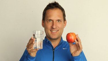 An apple and water ... Michael Jarosky's diet for the past seven days.