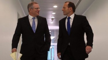 Targeted ban: Immigration Minister Scott Morrison and Prime Minister Tony Abbott.