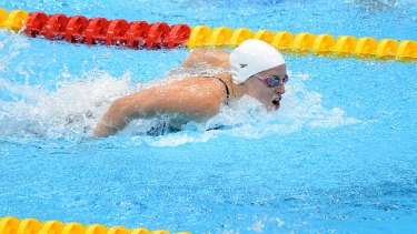 Alicia Coutts ... added a bronze medal to her relay gold.