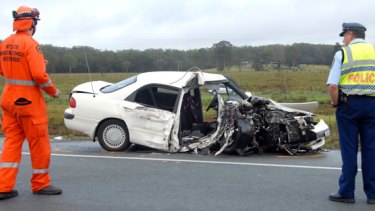 crash macquarie port learner driver dead run away had teenage died girl head morning