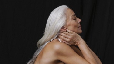 Yazemeenah Rossi, 60, pulls ballet-inspired poses in a swimwear photo shoot in 2016.
