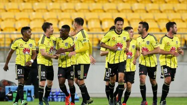 Club in trouble: Wellington Phoenix beat the Brisbane Roar at Westpac Stadium on the weekend but they may not be around much longer.