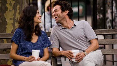 Audrey Tautou and Romain Duris in <i>Chinese Puzzle</i>.