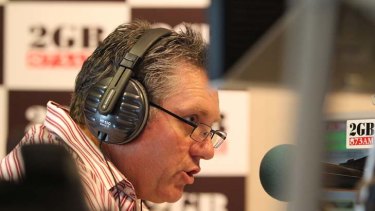 Ray Hadley ... criticised NBN Co before a live ad.