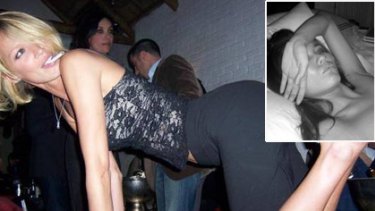 Model behaviour ... one of the photos of Liskula Cohen posted on the Skanks in NYC blog. The model brought it on herself says the lawyer for blogger Rosemary Port (pictured top right) who now plans to sue Google.