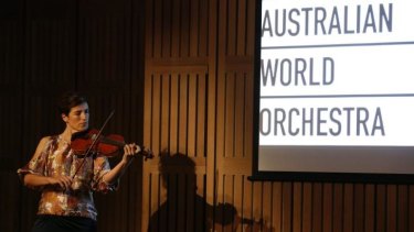 Heart strings: Asmira Woodward-Page describes performing with the Australian World Orchestra as like a short love affair.