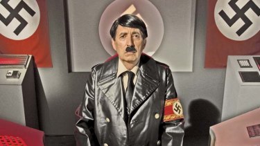 Carmine Russo as Hitler in <i>Danger 5</i>.