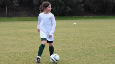 Angry and disappointed: Claire Falls, 12, wrote to Tony Abbott about the Pararoos losing their funding.