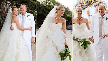 Kristy Hinze marries Netscape founder