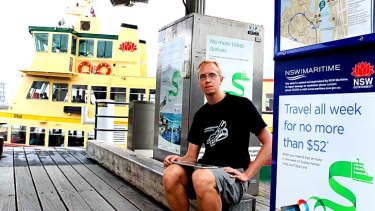 Paying the price: Jani Patokallio said he created the opalornot.com site to vent his disapproval with the Opal smartcard. "I realised the way I actually commute it would cost me like $10 more per week."