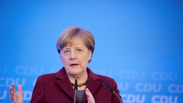 German chancellor Angela Merkel says refugees will return to their homeland, once the war is over. 
