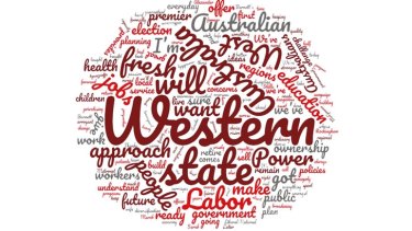 Buzzwords of the WA state election 2017